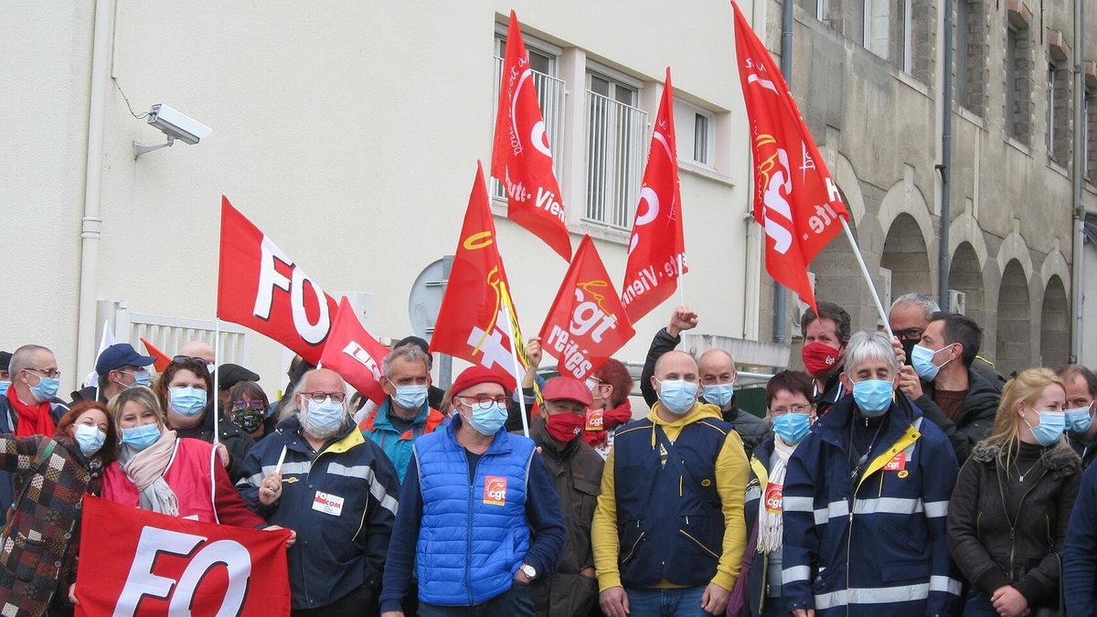 Illustration - Grève et rassemblement à la Poste