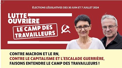 Illustration Contre Macron et le RN, contre le capitalisme et l’escalade guerrière, faisons entendre le camp des travailleurs !