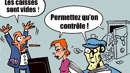 Illustration Les patrons veulent baisser les salaires !