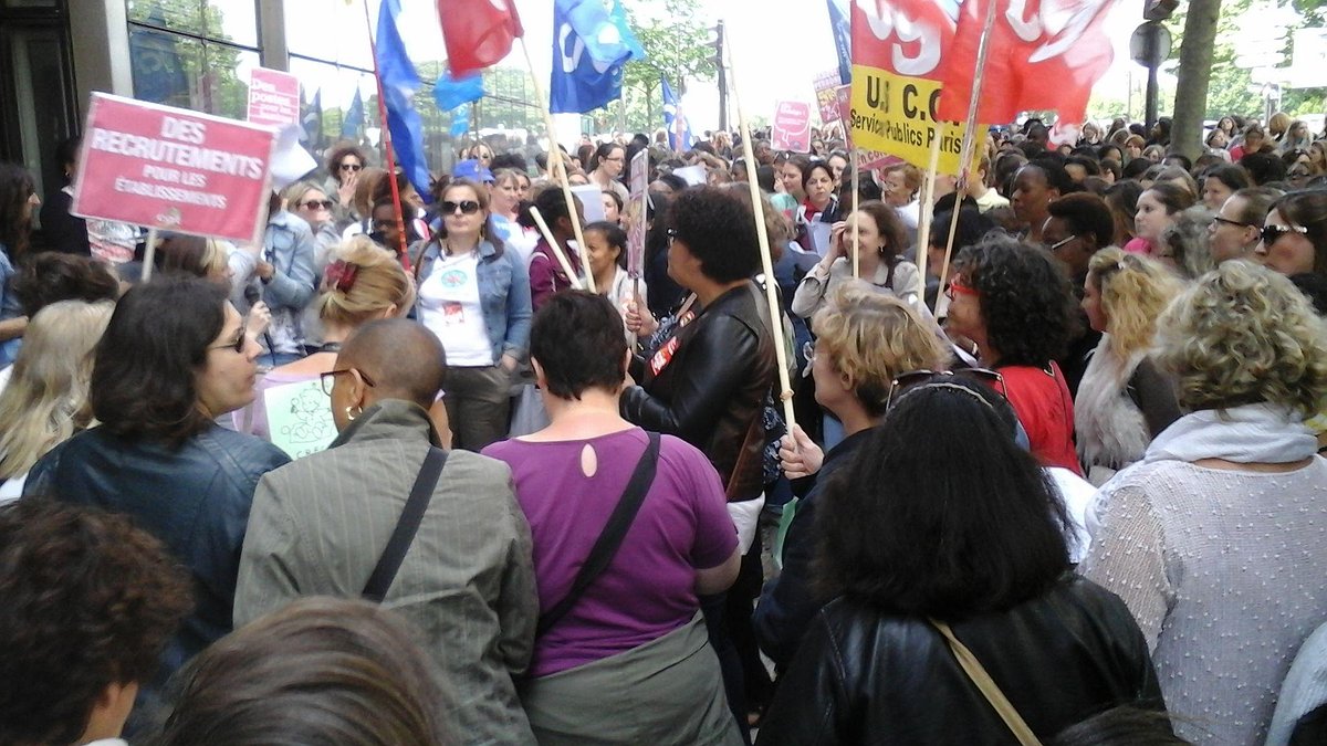 Illustration - le personnel en colère