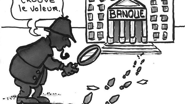 Illustration - racket sur les comptes courants